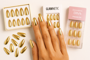 Best Gold Press-On Nails on Amazon