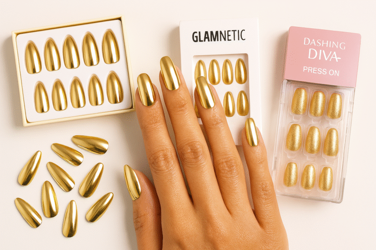 Best Gold Press-On Nails on Amazon