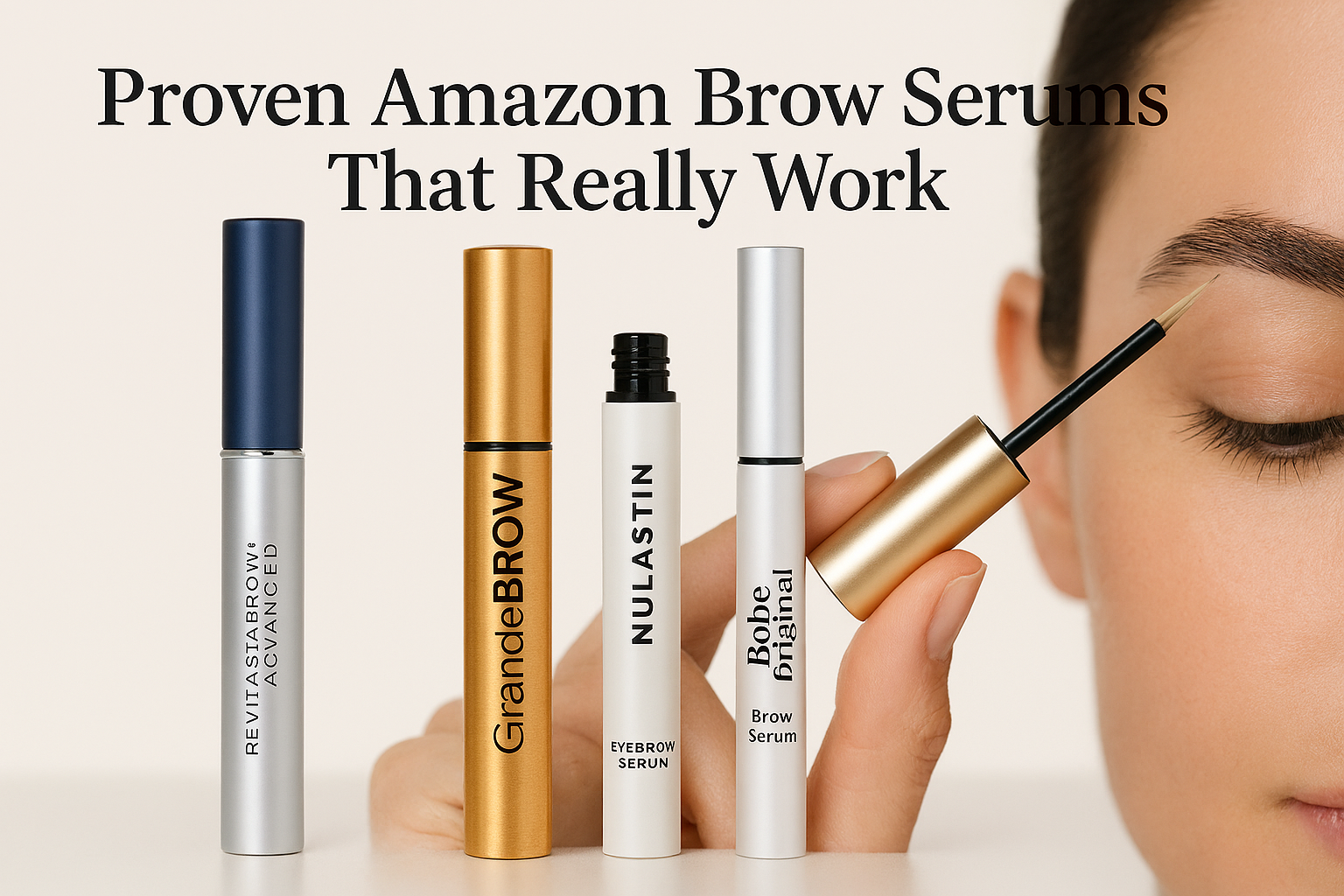 Proven Amazon Brow Serums That Really Work