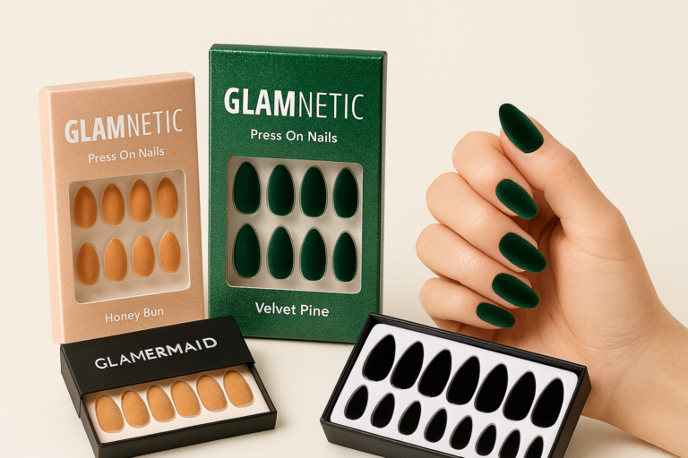 Affordable Velvet Nail Sets for Glamorous