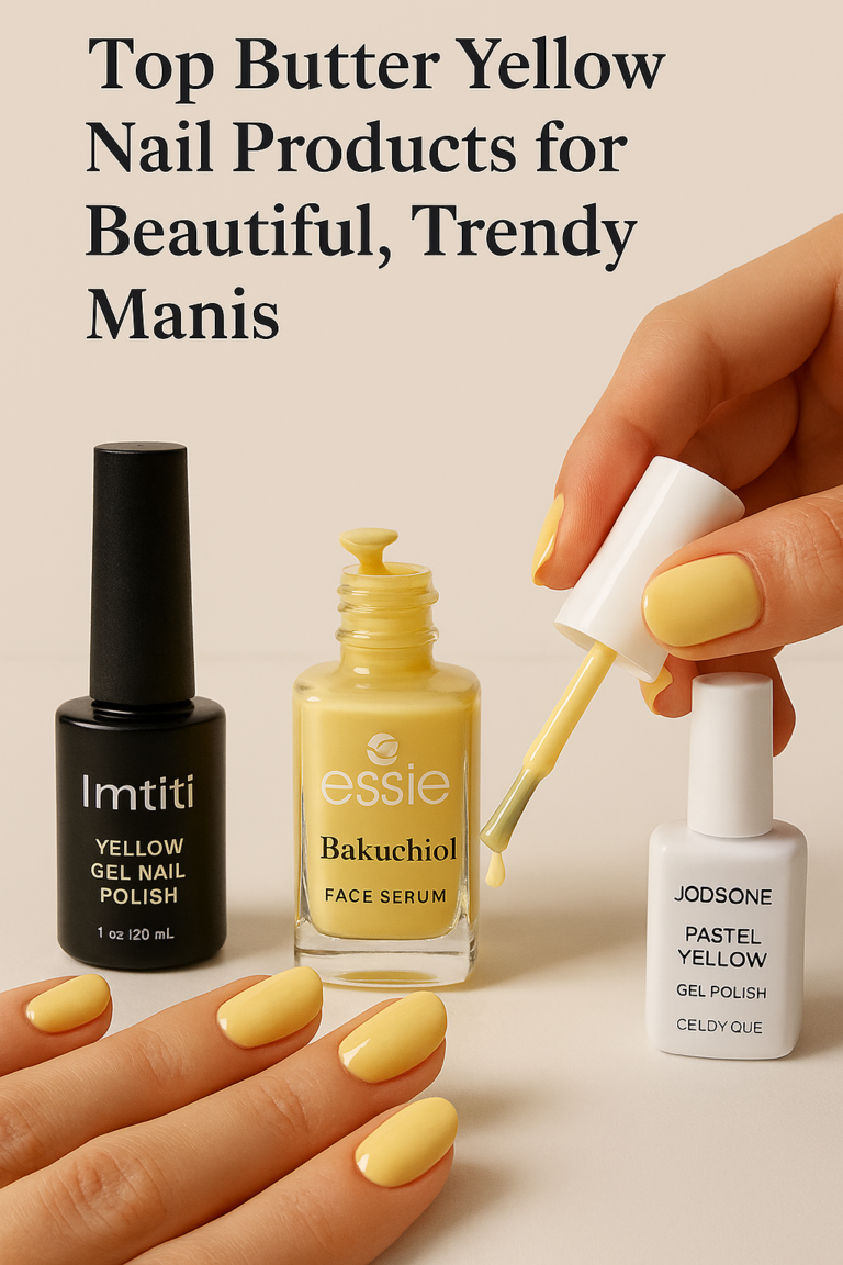 Top Butter Yellow Nail Products for Beautiful, Trendy Manis