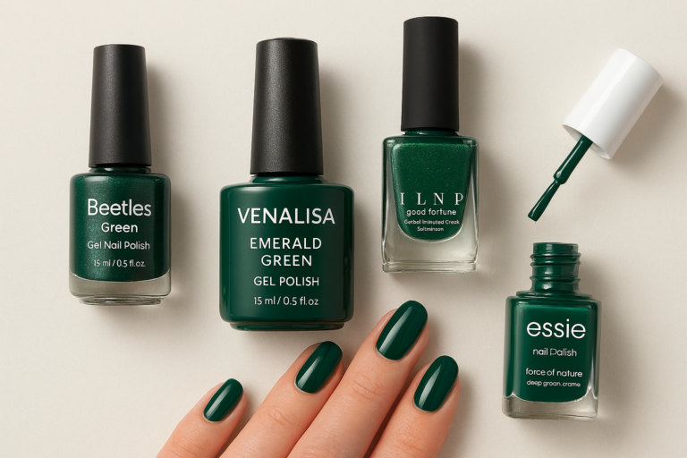 Top Emerald Green Nail Colors Beautiful Hands